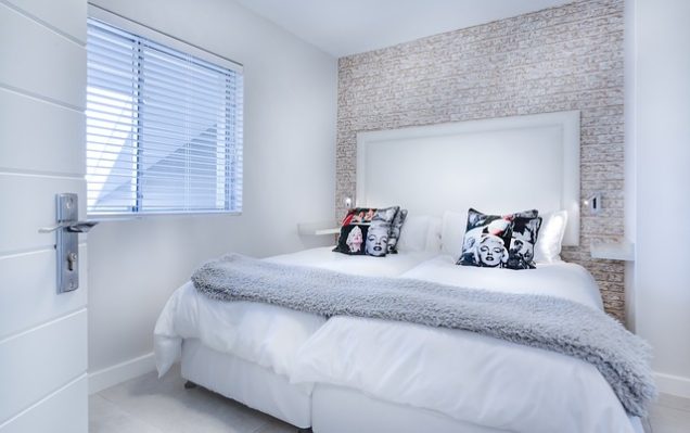 Apartments in The Heights Houston A white bedroom with a white bed and white pillows is the perfect example of a serene and minimalist space. The all-white color palette creates an atmosphere of tranquility and purity. This bedroom would be an