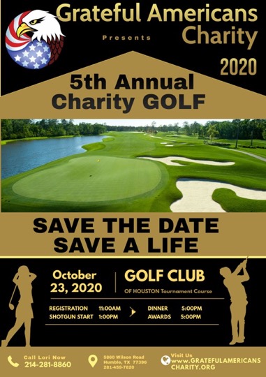 Apartments in The Heights Houston Grateful American Charity's highly anticipated 5th Annual Charity Golf Event.